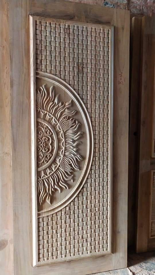 Solid Wooden Front Door